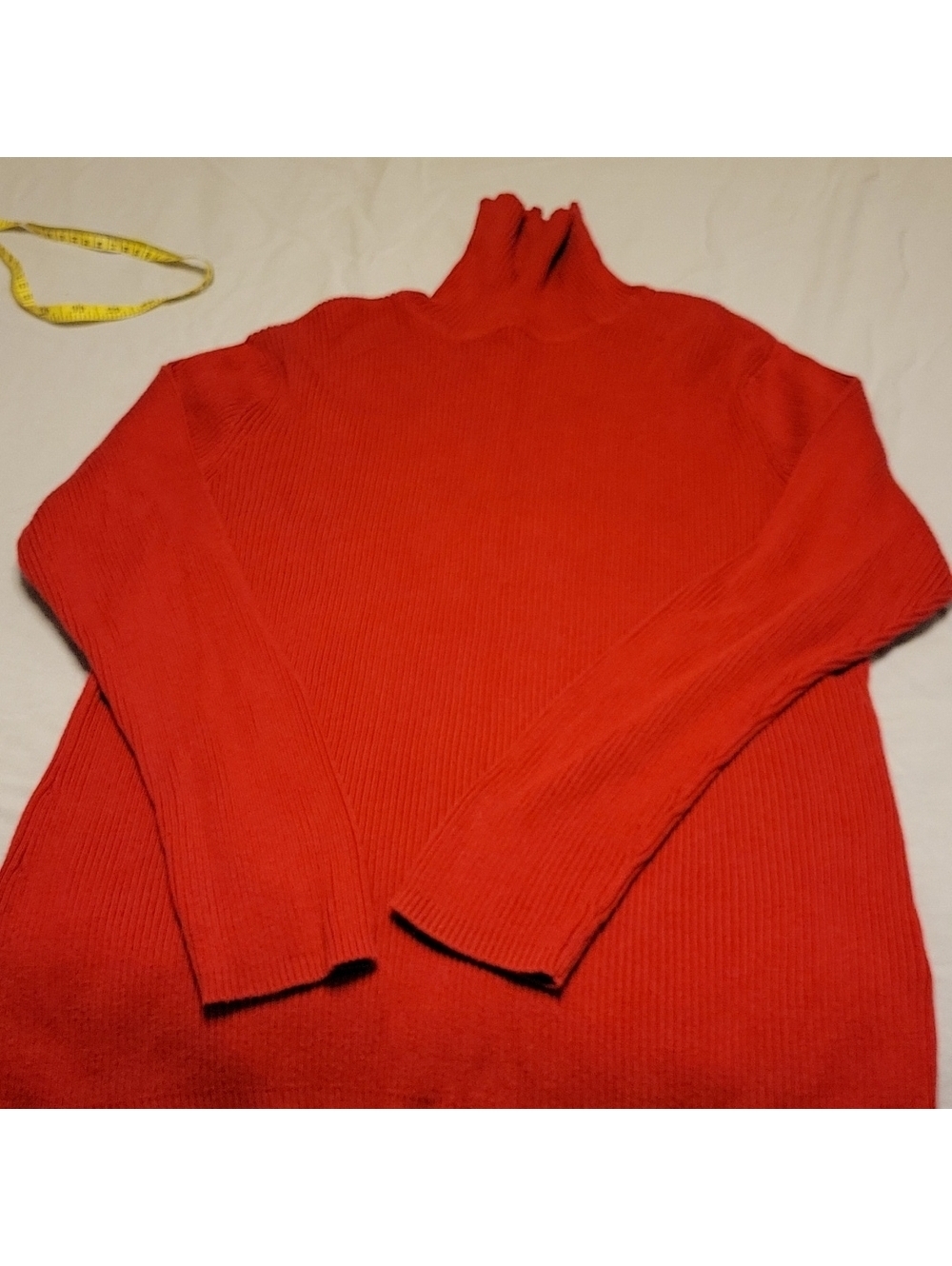 Croft & Barrow Woman red turtleneck sweater